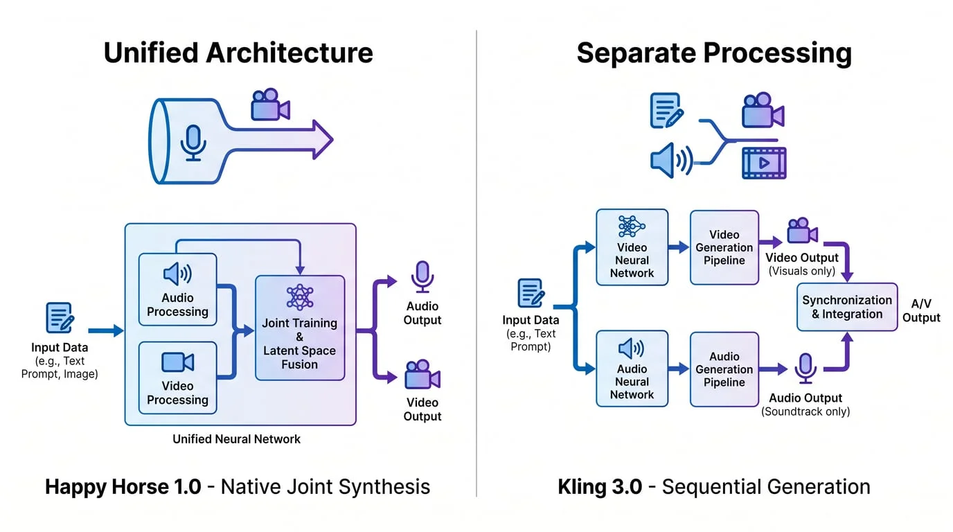 Architecture Comparison: Unified vs Separate Processing