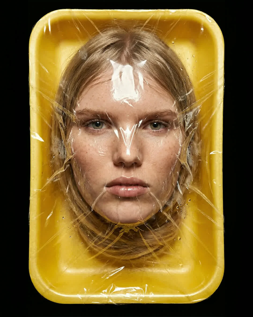 具有强烈色彩对比的海报化图像